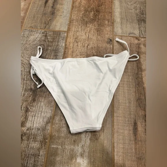 J.Crew Heritage hipster string bikini bottom in white - Picture 7 of 10